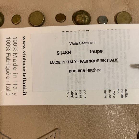 VIOLA CASTELLANI STUDDED LEATHER CROSSBODY - Picture 9 of 12